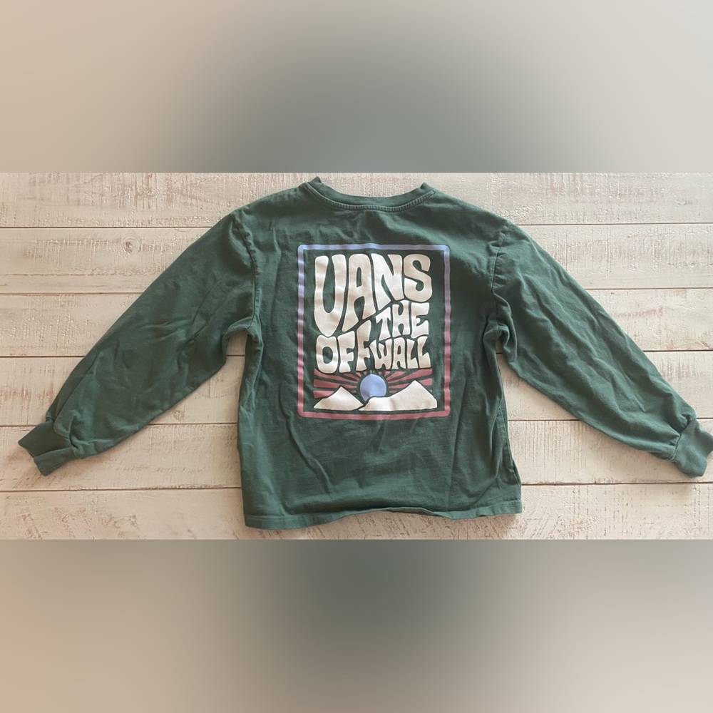 Vans Forest Green Long Sleeve Tee